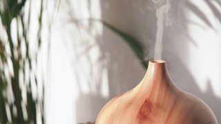 Niaouli ätherisches Öl im Diffuser zur Anwendung in der Aromatherapie für emotionalen Fokus und positive Wirkung auf die Psyche.
