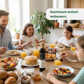 zypressenzapfen sirup - happy family eat zypressenzapfen sirup