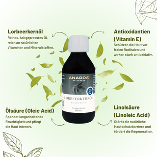 Lorbeerkernöl - Antioxidantien - Vitamin E - Linoleic Acid - Oleic Acid