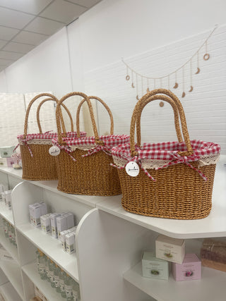 Rattan Geflecht Korb Set (3 Stück)