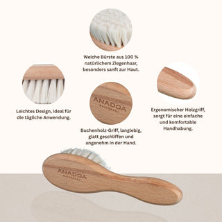 Goat Hair Facial Brush