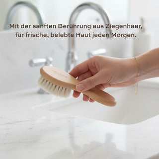 Gesichtsburste aus Ziegenhaar