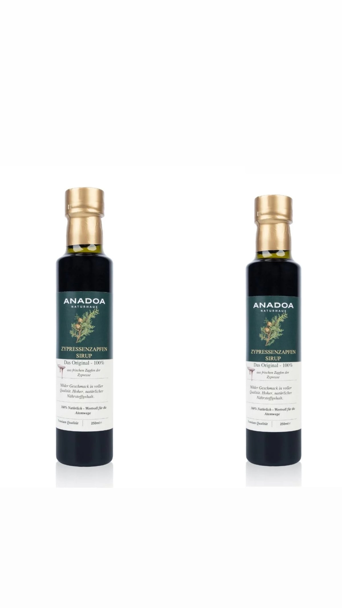 2 er Set - Zypressenzapfen Sirup