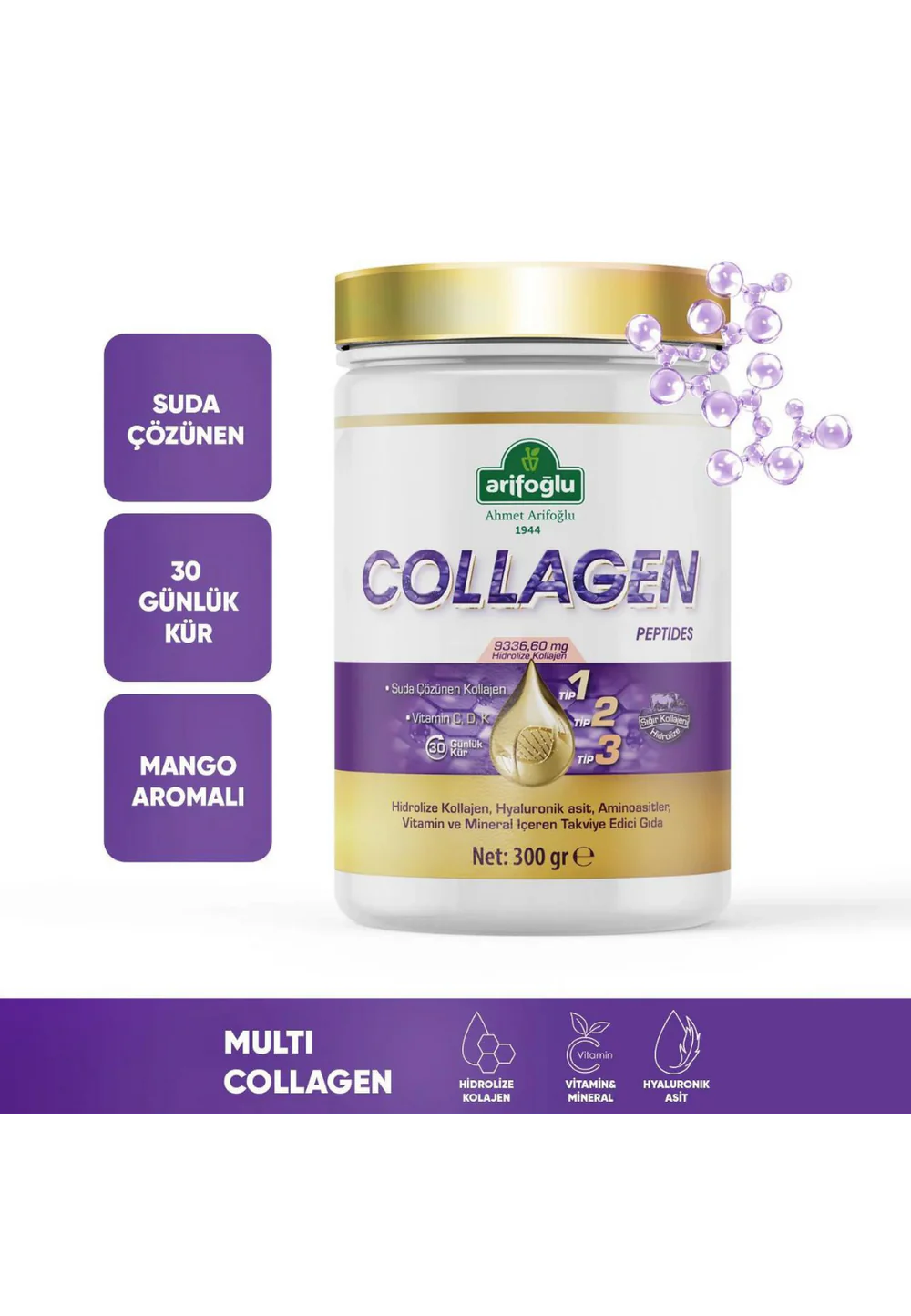 Collagen - Kolajen Peptides Arifoğlu - Anadoa Naturhaus