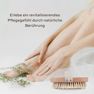 Rosshaar Körperbürste für Lymphmassage - Anadoa