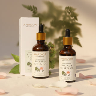 2er-Set Rizinus- & Rosenöl – Natürliche Pflege für Haar & Haut