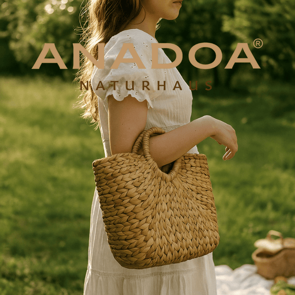 Strohtasche Groß und Klein Summer Beach Bag Stück