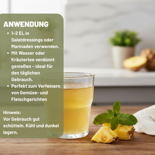 Ananas Essig | 100% Natürlicher | 250 ml