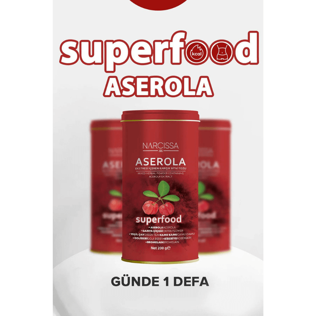 Gemischtes Pflanzenpulver mit Acerola-Extrakt - Anadoa Naturhaus