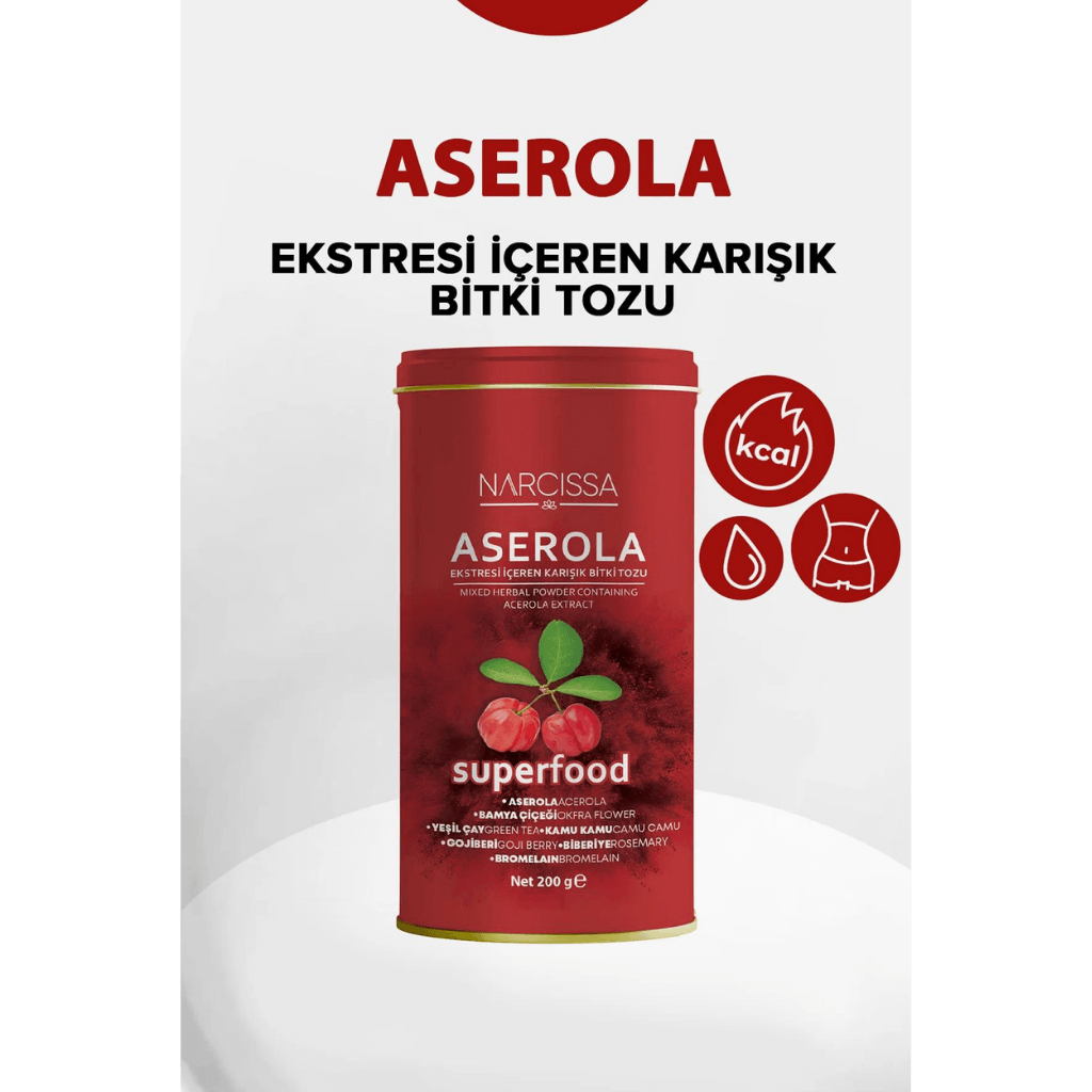 Gemischtes Pflanzenpulver mit Acerola-Extrakt - Anadoa Naturhaus