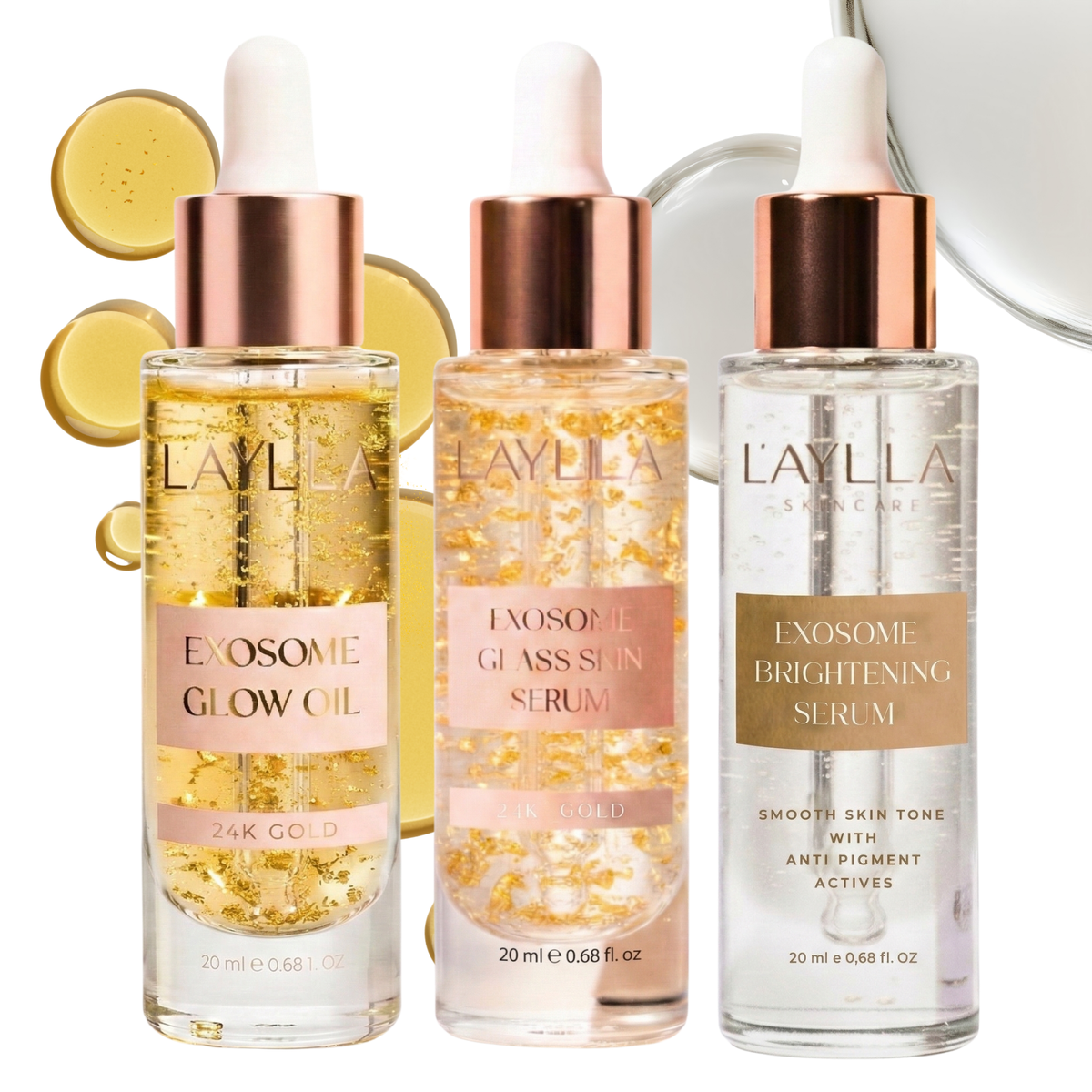 【新品】QAIMA / クエマ/ EXO BEYOND BRIGHT SERUM Işıltı, Bakım ve Eşit Cilt Tonu için Eksozom Üçlüsü | L'AYLLA