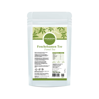 Fencheltee Label - Fenchelsamen tee - Rezene Çayı - Rezene Tohum Çayı - Fennel Tea - Kräutertee - Anadoa Naturhaus