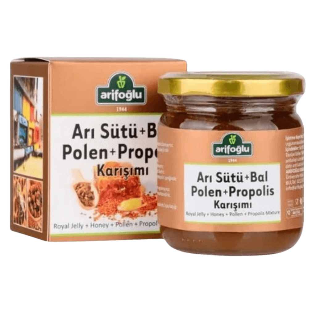 Gelée Royale + Honig + Pollen + Propolis Bio-Paste - Anadoa Naturhaus