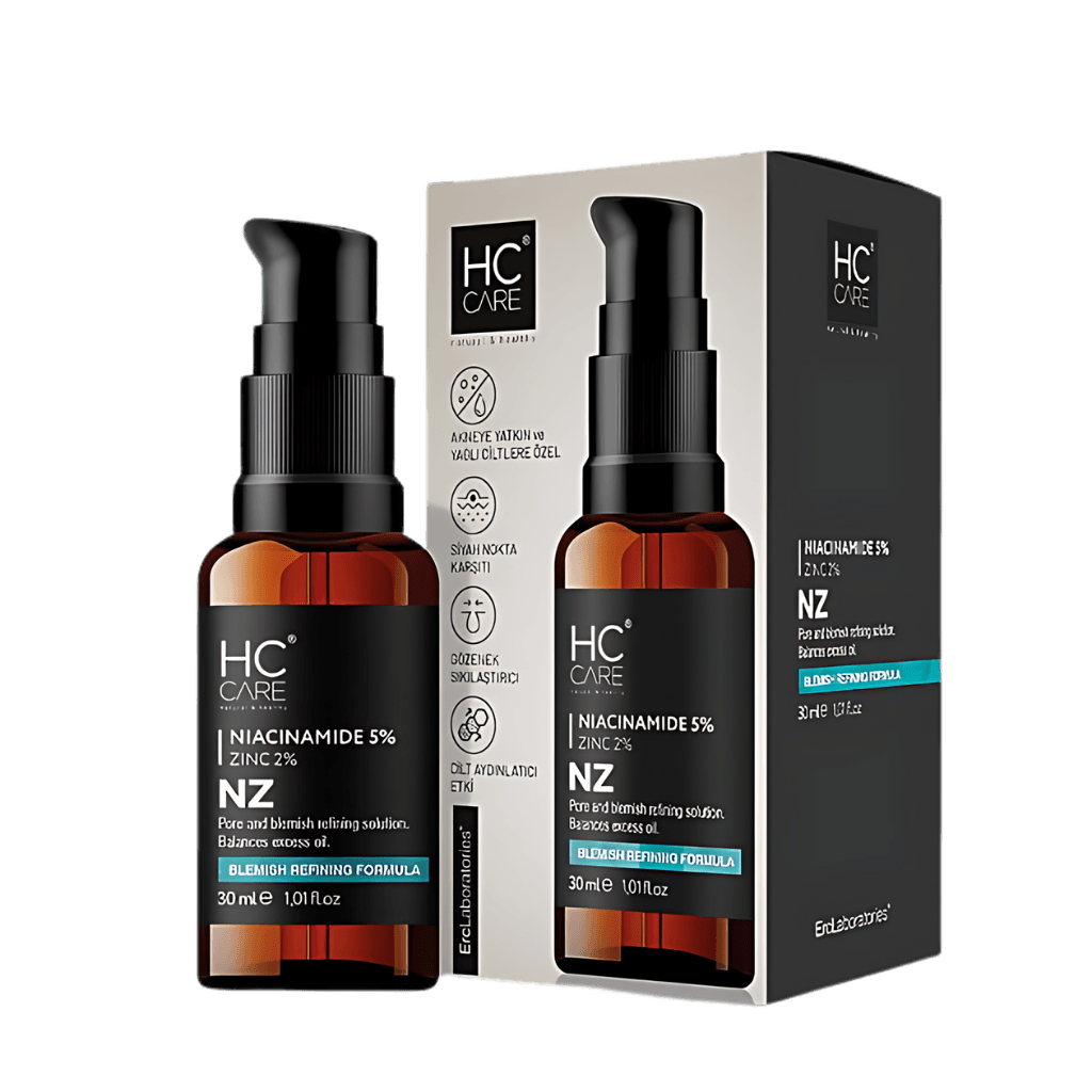 HC Care Anti-Poren &amp; Mitessern Serum mit Niacinamid und Zink - Anadoa Naturhaus