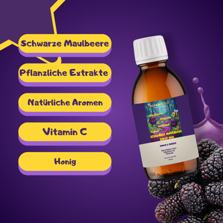 Kids Nature Duo - Kinder Sirup Mix & Schwarze Maulbeere Sirup