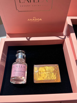 laylla box set flowerbomb und seife