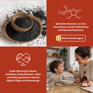 Natürliches Premium Öl für Kinder mit Vitamin E und Phytosterinen ohne Palmöl