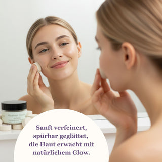 rushur stein - haut erwacht mit natürlichem glow