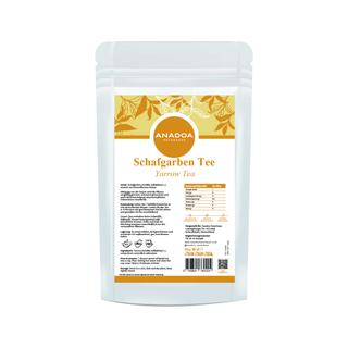 Schafgarbentee Label - Kräutertee - Civan Perçemi Çayı - Yarrow Tea -  Anadoa Naturhaus