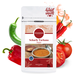 Scharfe Tarhana Suppe | Traditionell, würzig & proteinreich