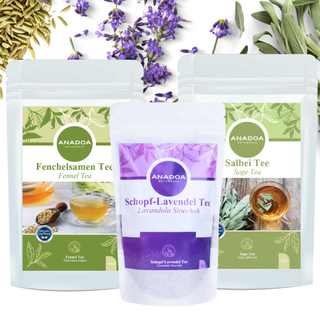Schopflavendel, Fenchel & Salbei Tee | Aromatisches Kräutertee-Set