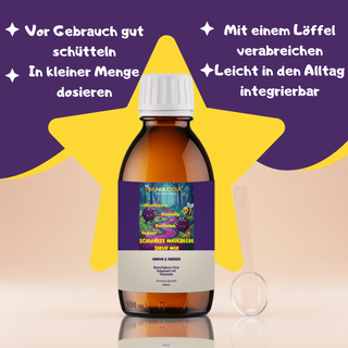 Familien Set mit Schwarze Maulbeere Sirup