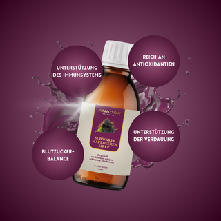Familien Set mit Schwarze Maulbeere Sirup