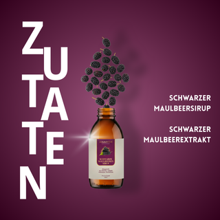 Familien Set mit Schwarze Maulbeere Sirup