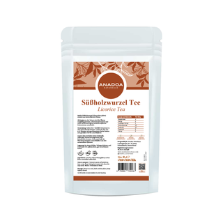 Süßholzwurzel Tee Label - Licorice Tea - Kräutertee - Meyan Kökü Çayı - Meyan Çayı - Anadoa Naturhaus