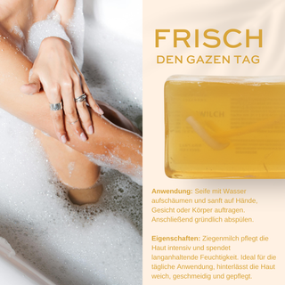 Goat milk soap: your skin &amp; hair will love it